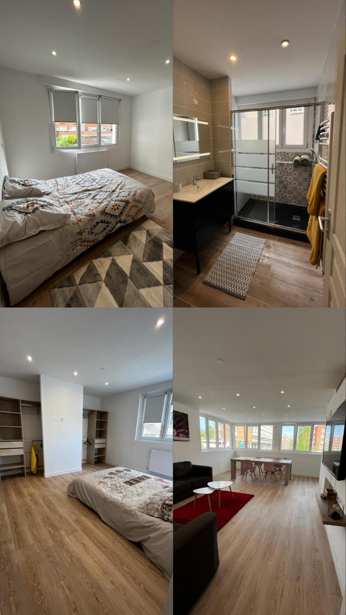 Grande Chambre Dans Loft A Deux Pas De La Plage Duinkerke Buitenkant foto